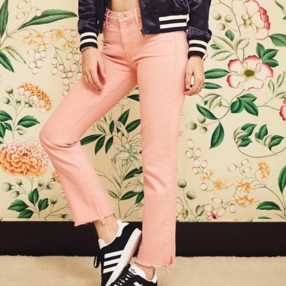 MOTHER Denim - MOTHER Denim The Rascal Ankle Snippet, Size 27, Color So Far Gone - Pink